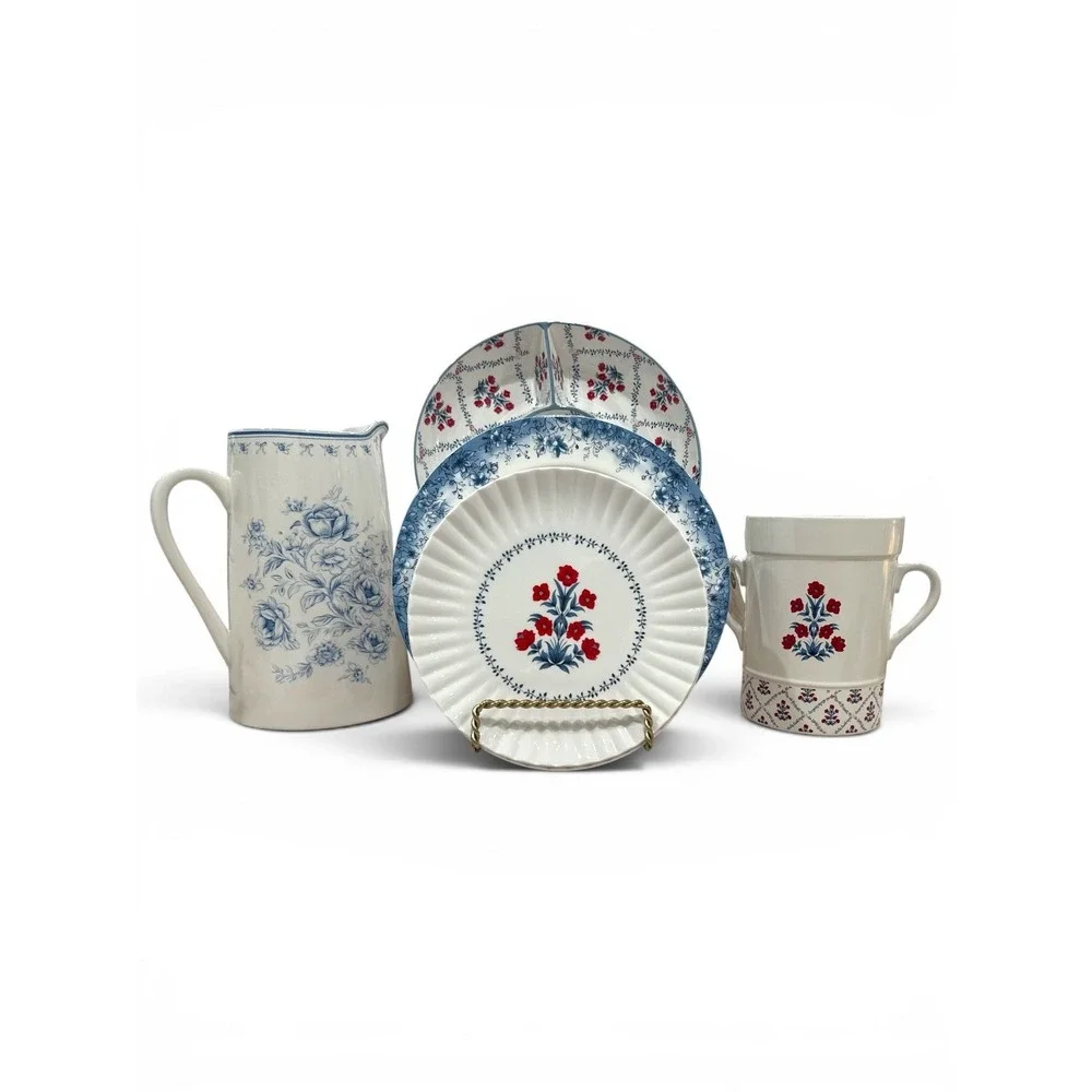 My Texas House Poppy Trellis Utensil Crock, Red Blue‎ - Walmart 2026